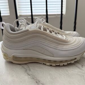 Nike Air Max White Athletic Shoes